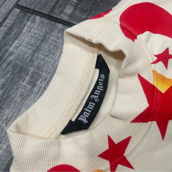 Palm Angels Sunrise crewneck sweatshirt size Large - Picture 8 of 13
